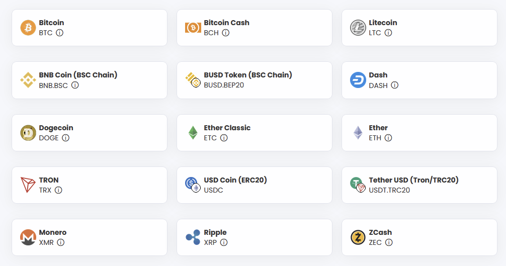 Cryptocurrencies